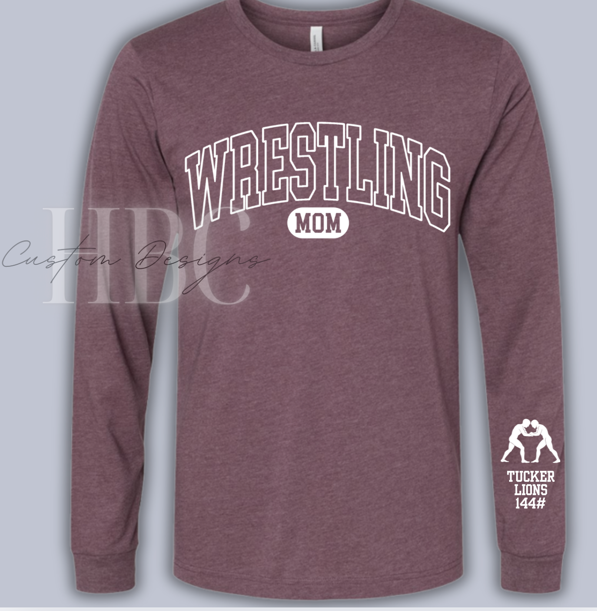 Wrestling mom long sleeve