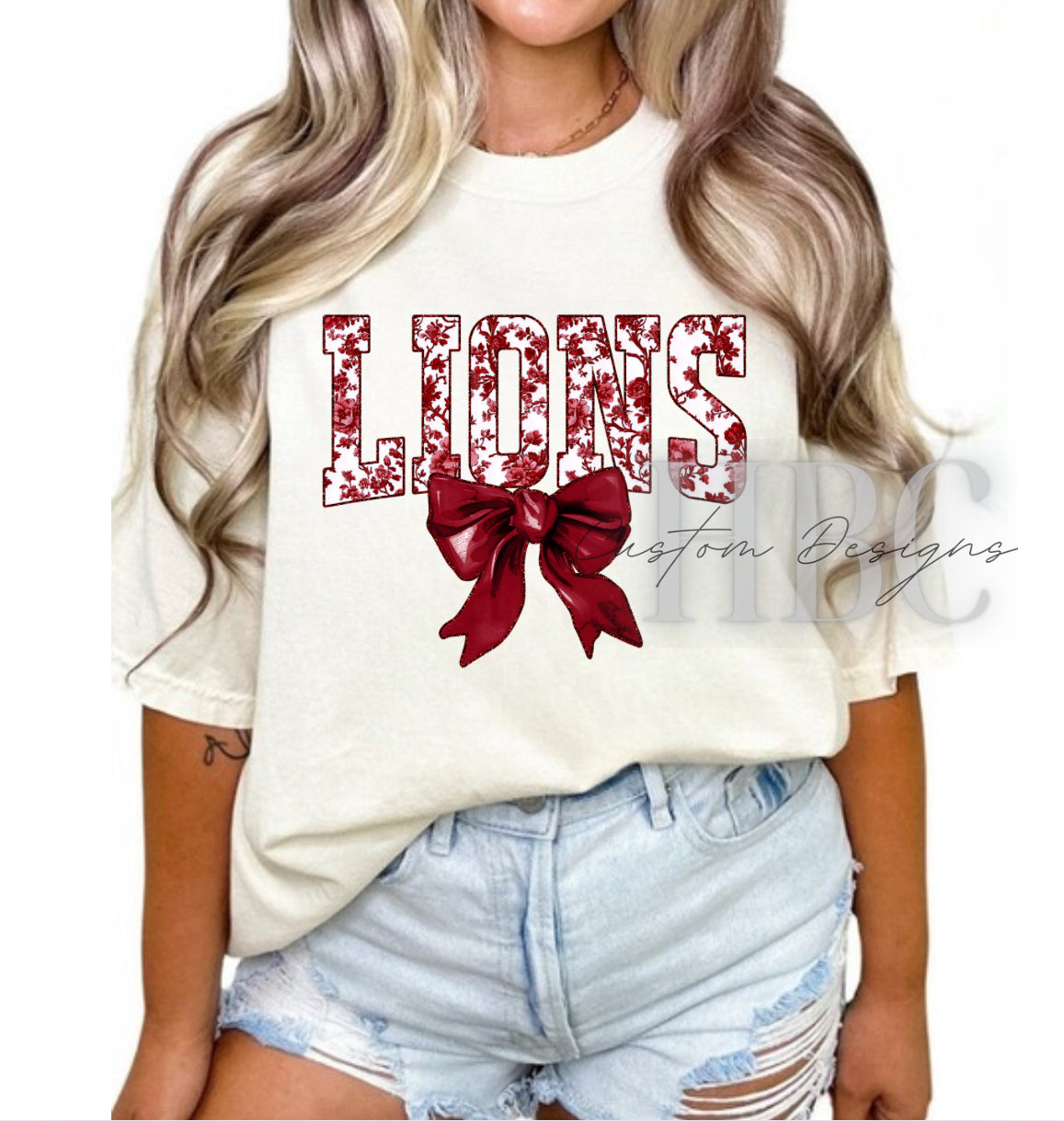 Lions Paisley Design Tee
