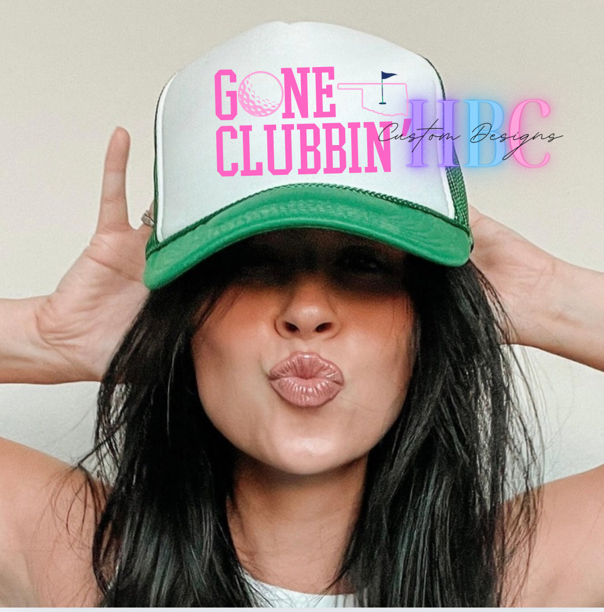 Gone Clubbin’ Golf Trucker Hat