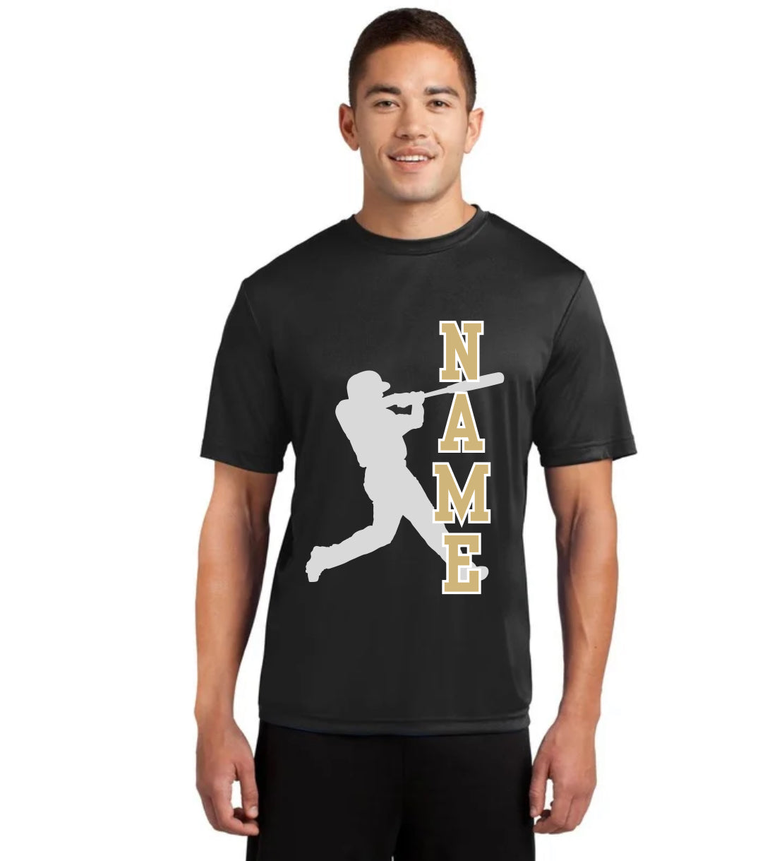 Baseball Silhouette- custom name