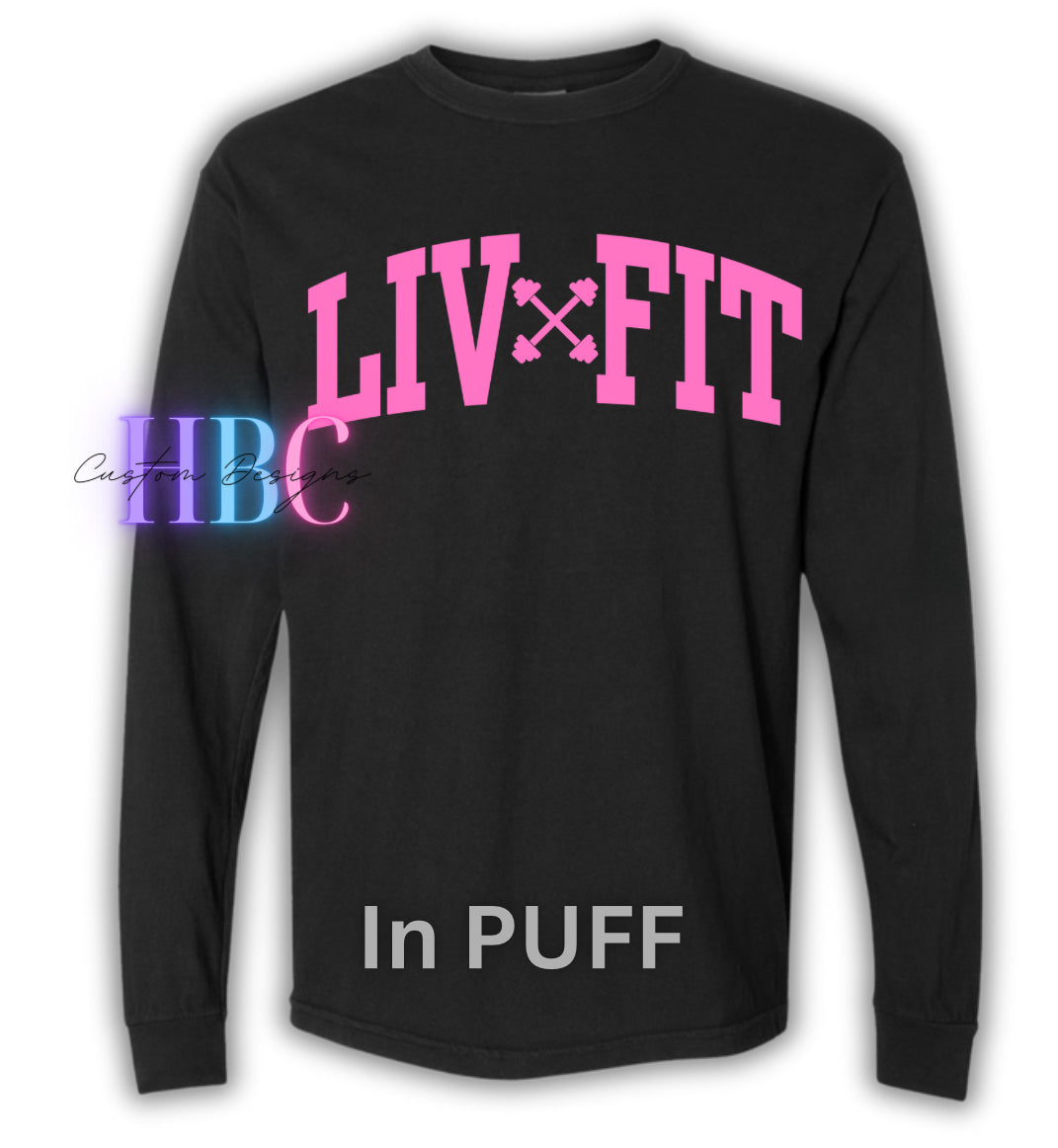 Liv Fit Puff Print long sleeve