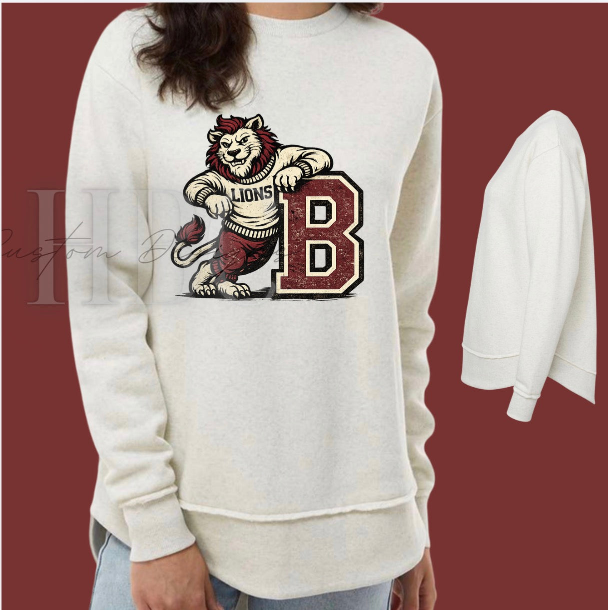 Vintage Lion Mascot Sweatshirt