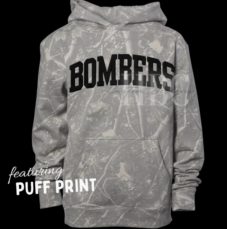 Bombers Puff Camo Hoodie