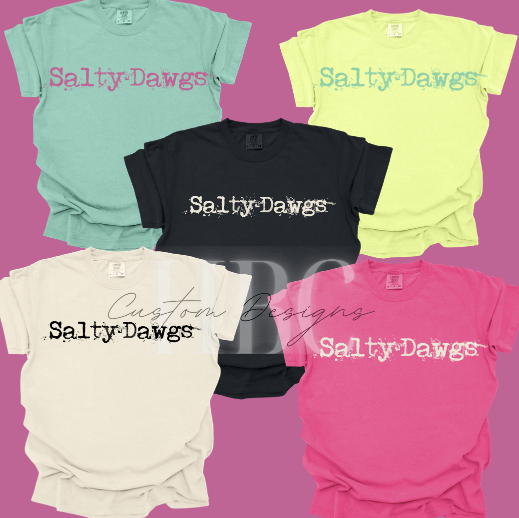 Salty Dawgs-Grunge Font Design