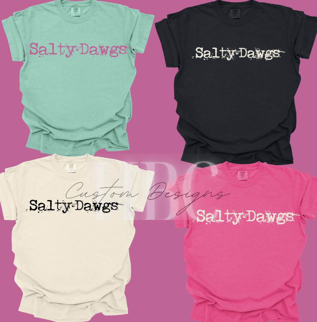 Youth- Salty Dawgs Grunge Font Design