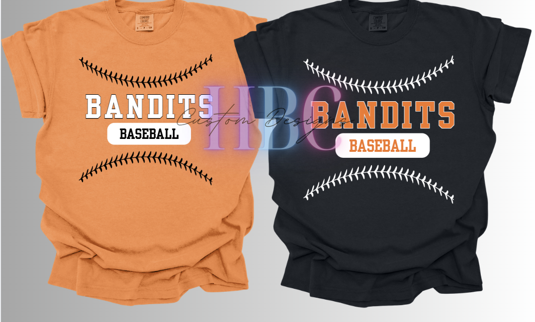 Bandits- Baseball Lace Design
