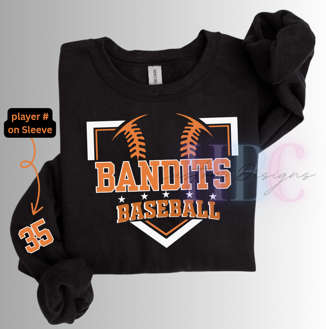 Bandits Baseball Custom Design