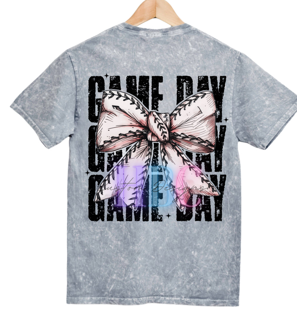 Baseball/Softball Game Day distressed Tee