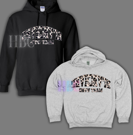 Blanchard Show Team Hoodie With Leopard