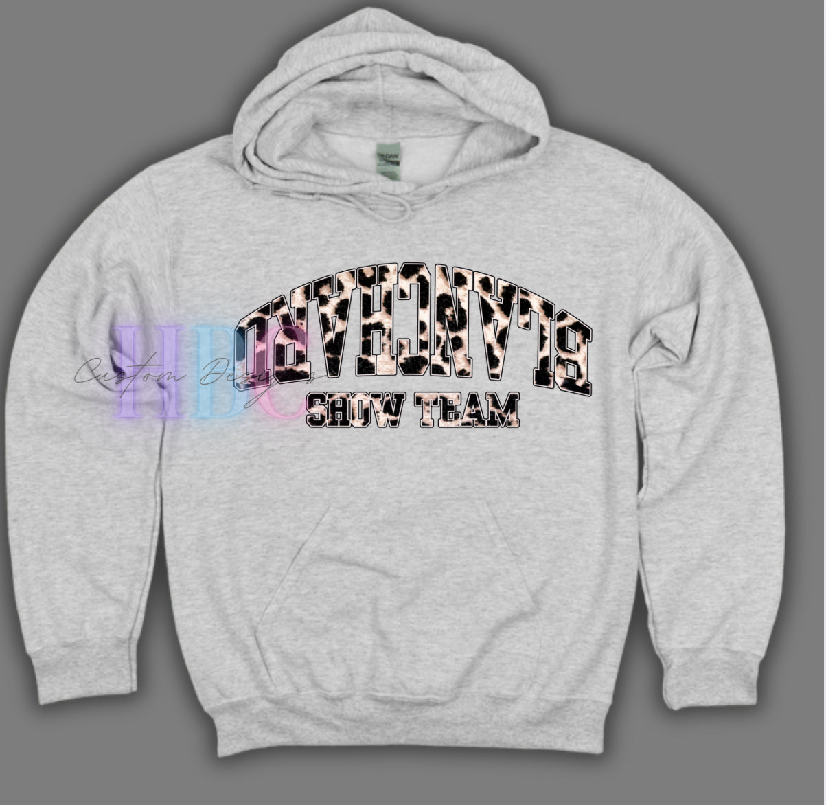 Blanchard Show Team Hoodie With Leopard
