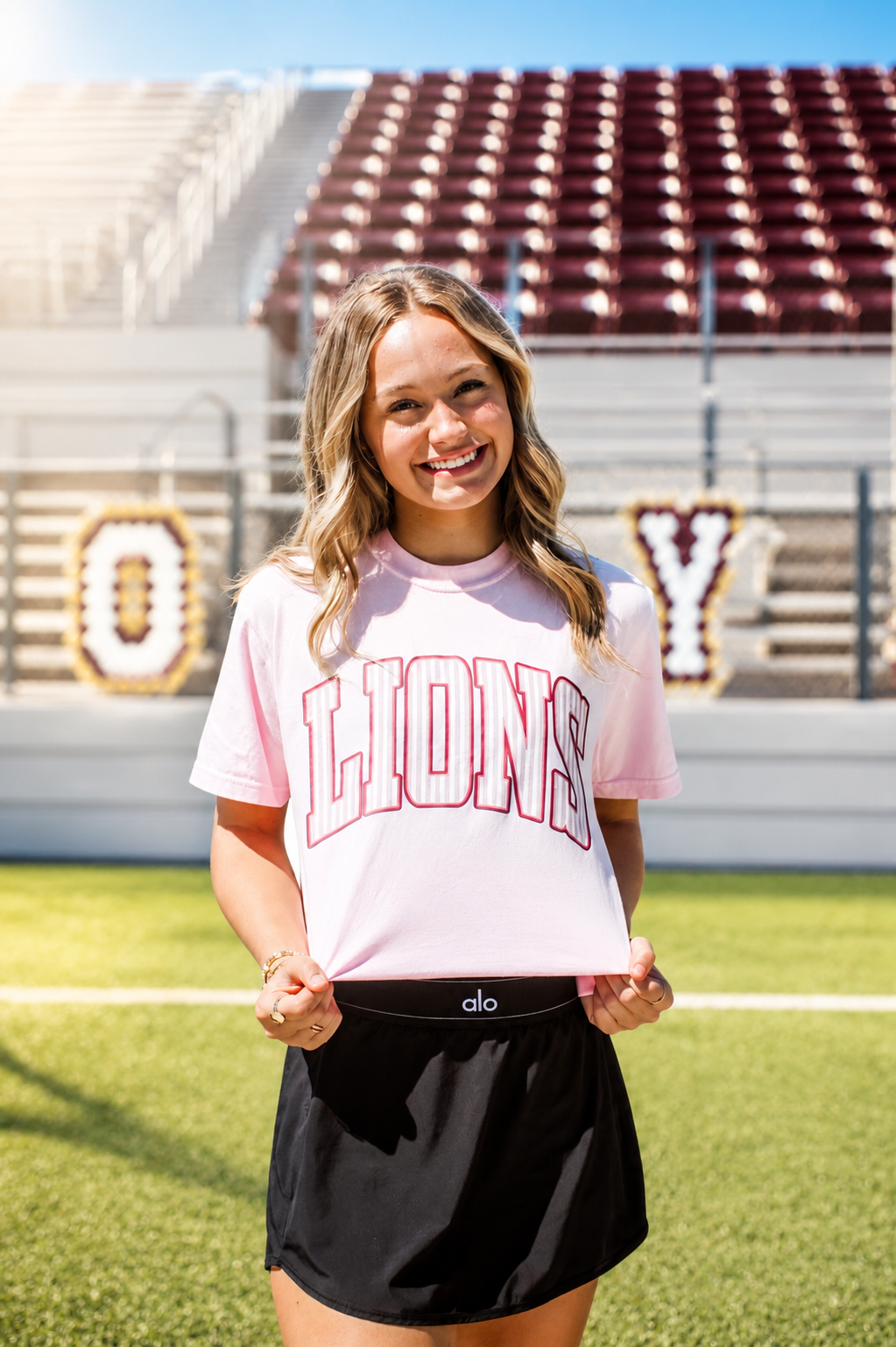 Pretty in Pink Lions Tee