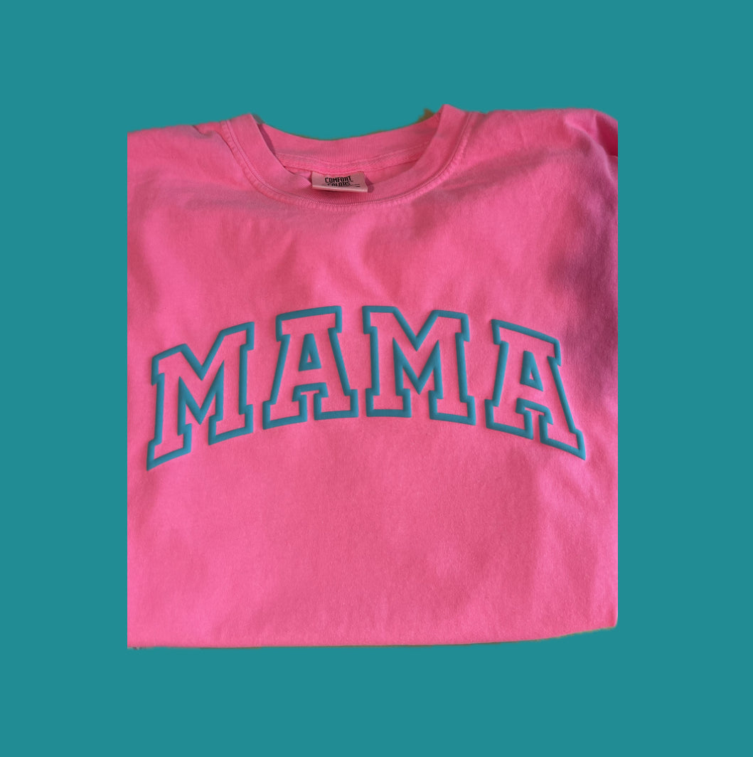 MAMA Puff Letter Graphic Tee