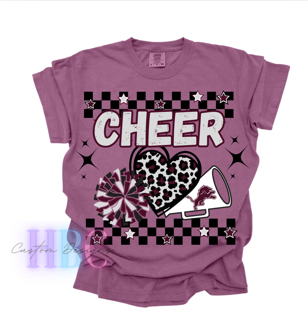 CHEER Tee- Lions