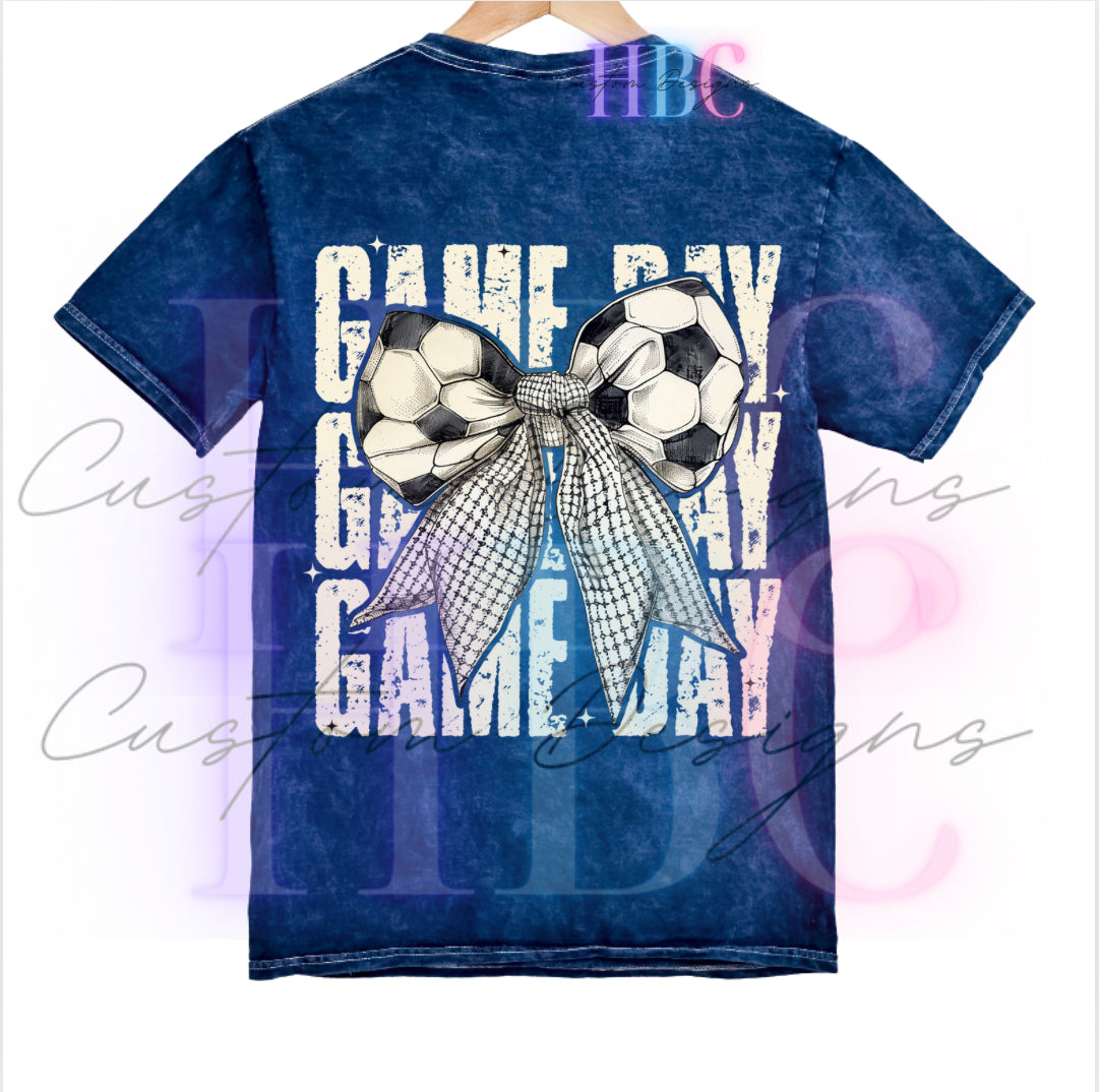 SOCCER GAME DAY Distorted Tee