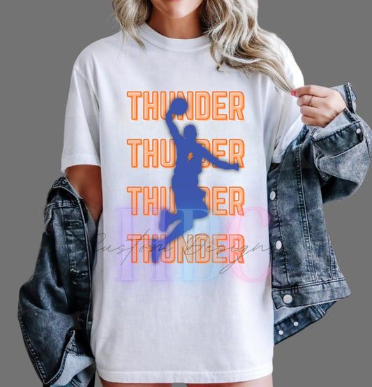THUNDER THUNDER THUNDER tee
