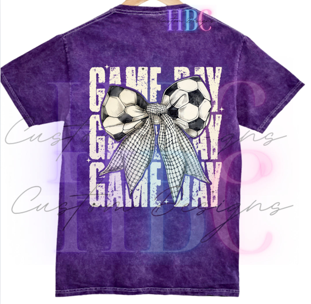 SOCCER GAME DAY Distorted Tee