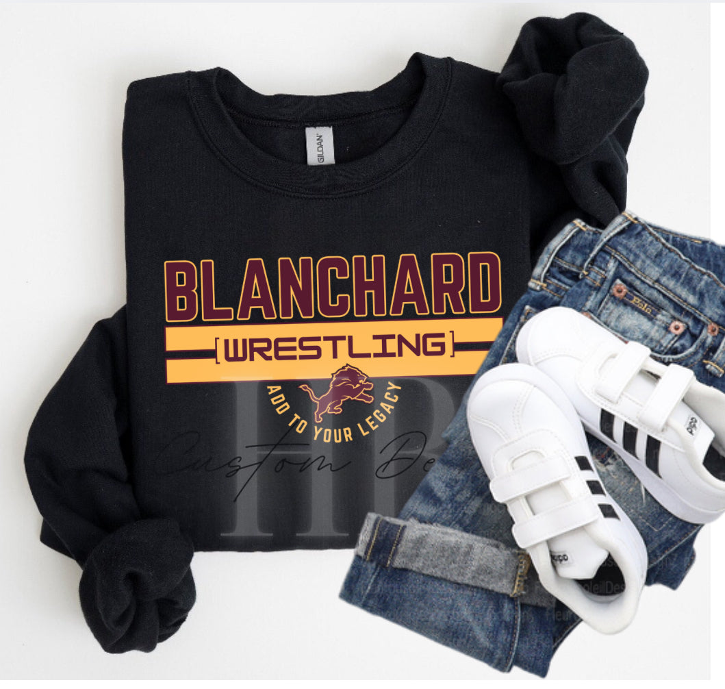 Youth- Blanchard Wrestling- Add to your legacy