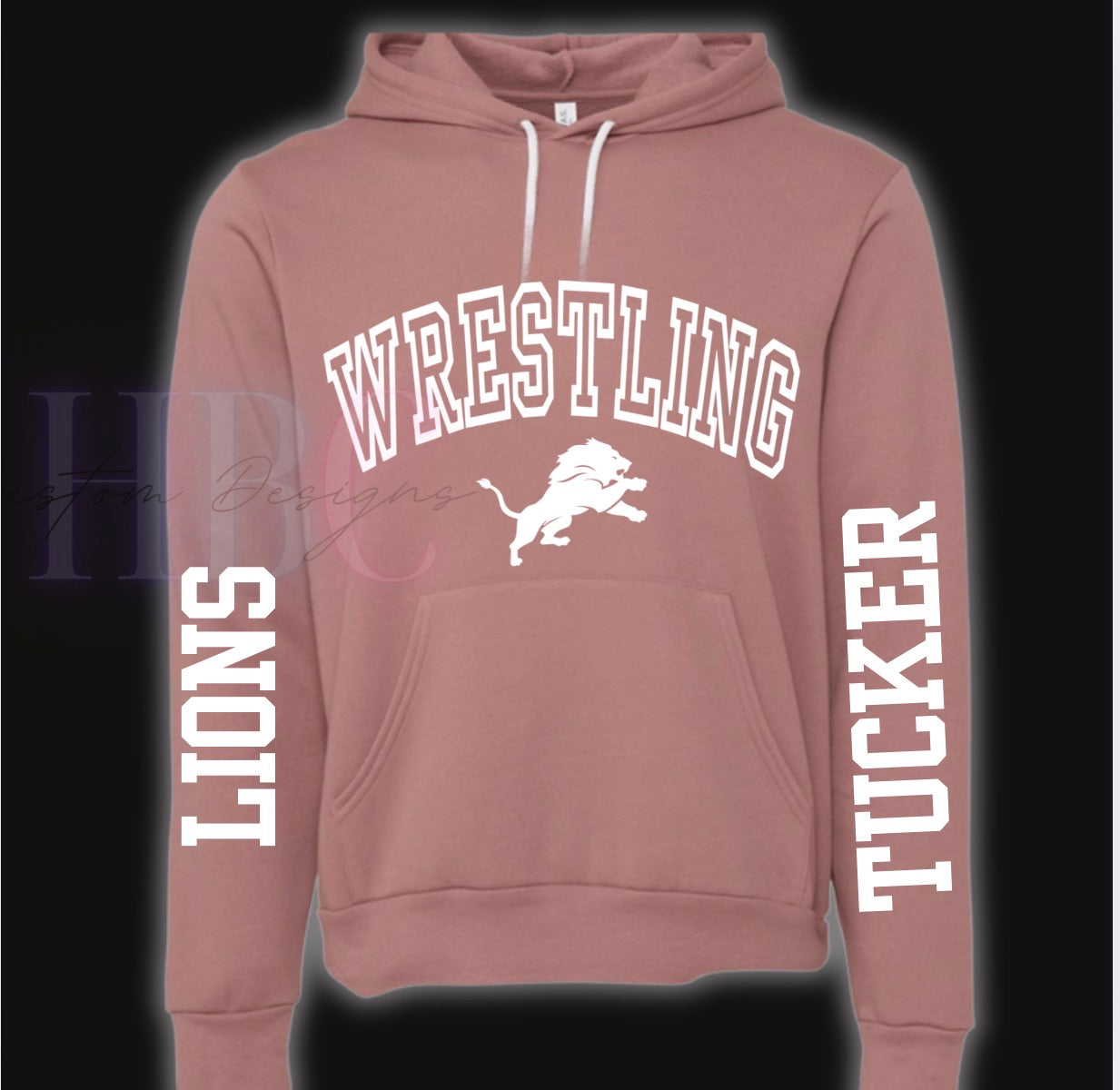 Wrestling Lion Custom Hoodie