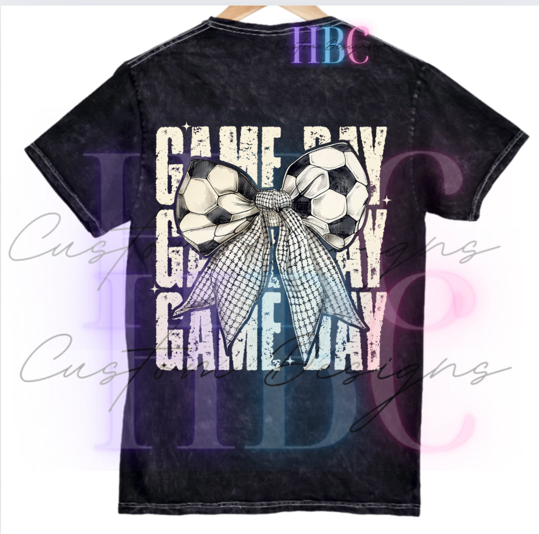 SOCCER GAME DAY Distorted Tee