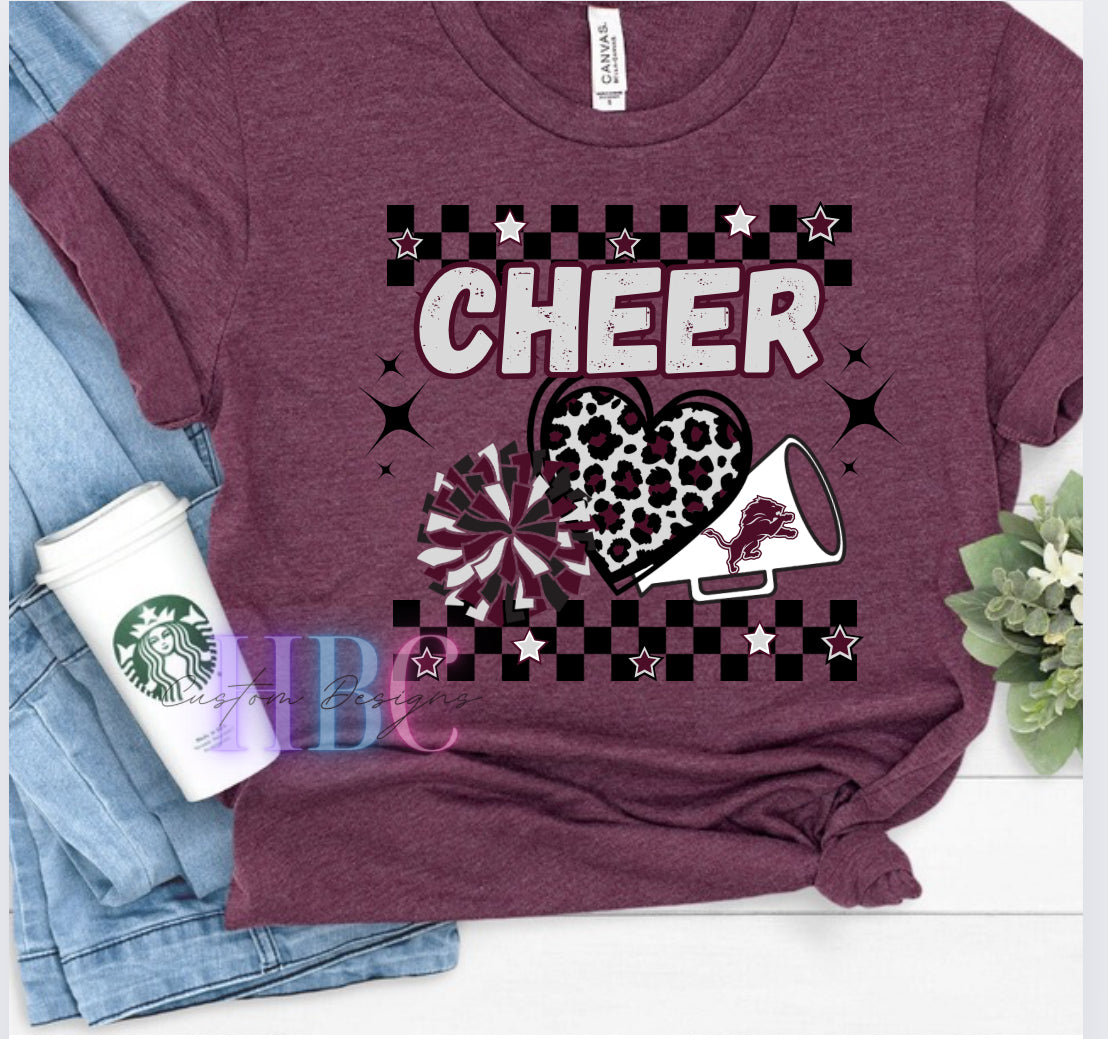 CHEER Tee- Lions