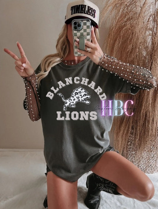 Blanchard Lions Monochromatic Tee