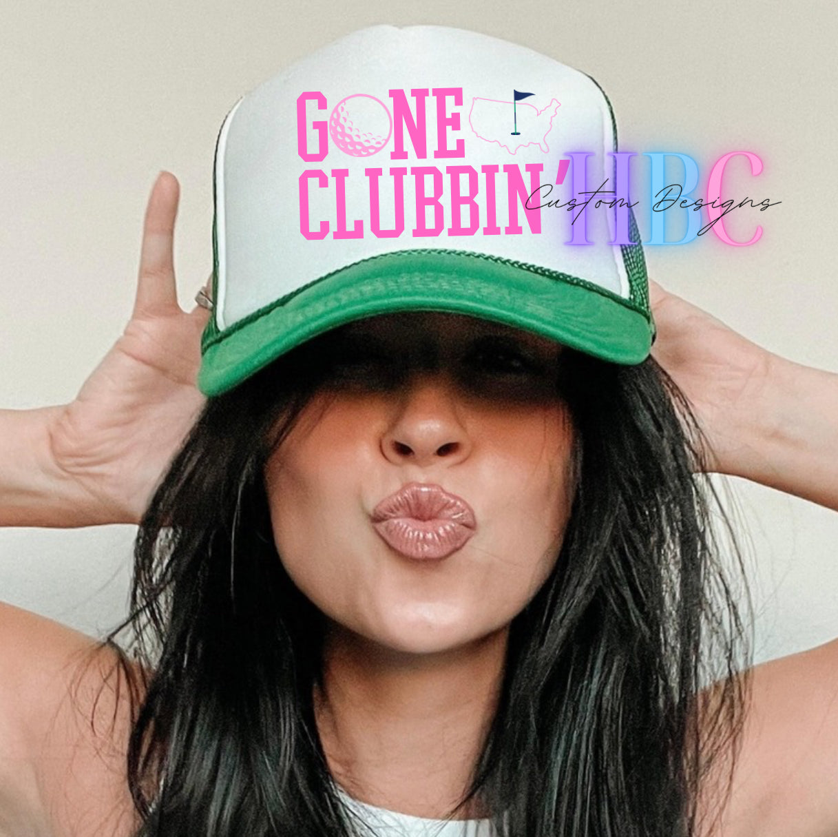Gone Clubbin’ Golf Trucker Hat