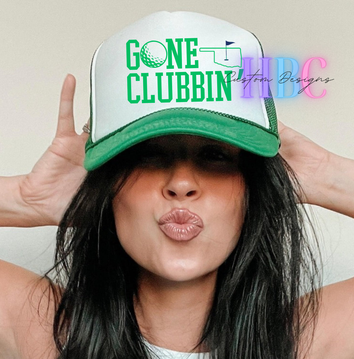 Gone Clubbin’ Golf Trucker Hat