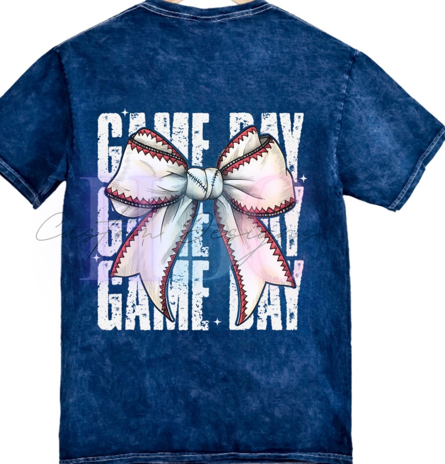 Baseball/Softball Game Day distressed Tee