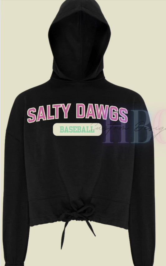 Salty Dawgs Cropped hooded Sweatshirt