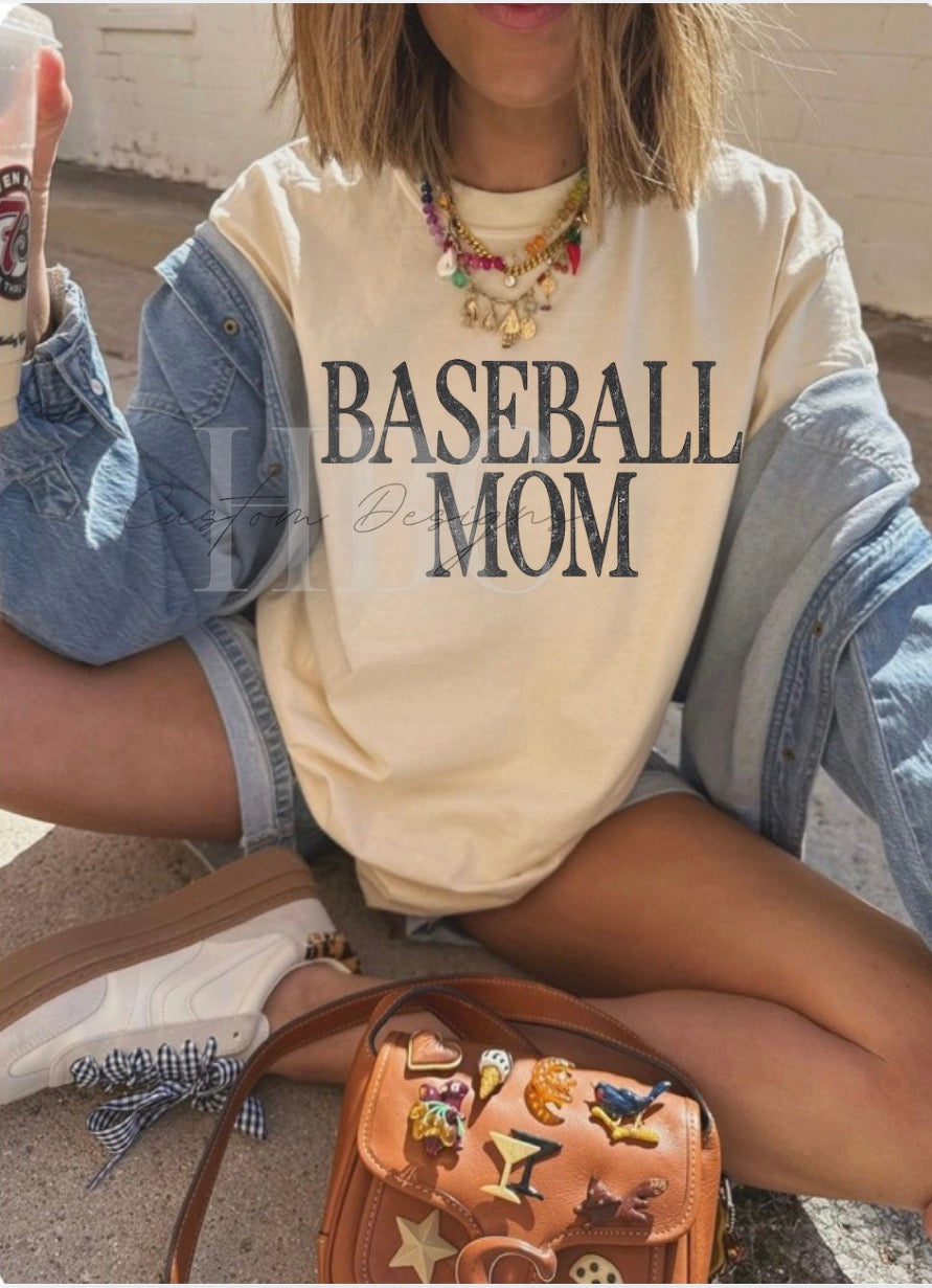 Baseball Mom Tee