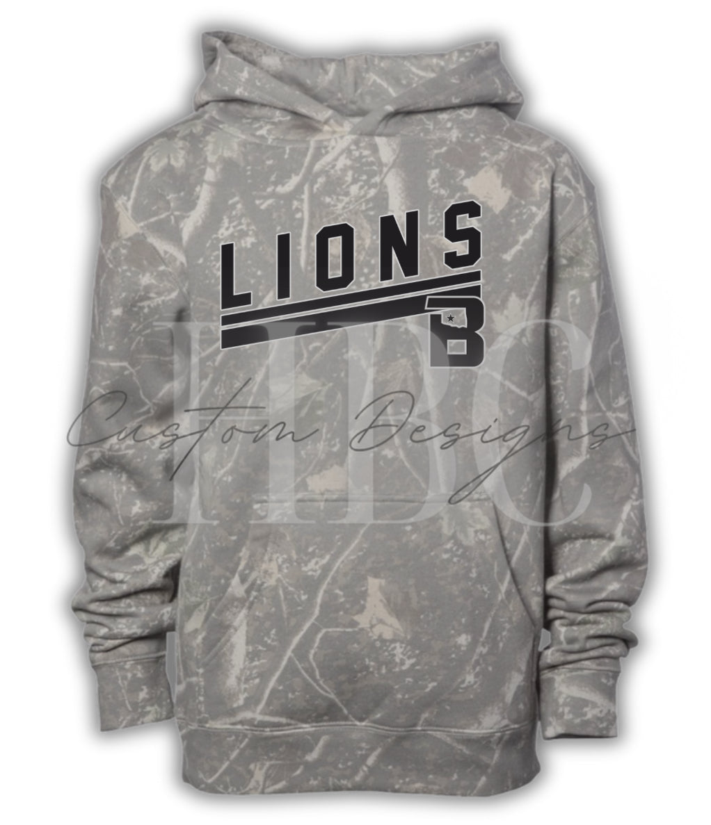 ADULT Lions Camo Hoodie