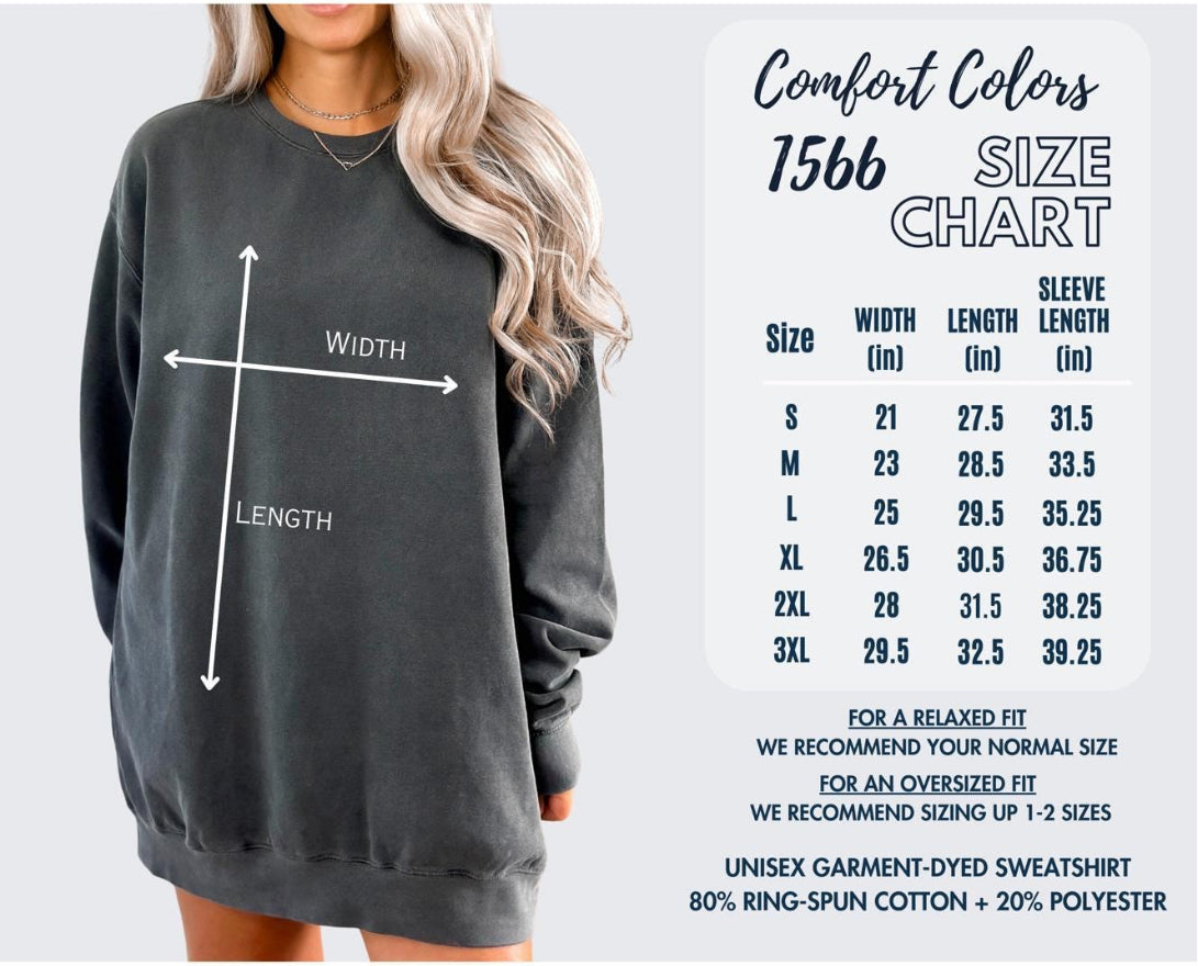 Bombers Baseball Comfort Colors  Sweatshirt