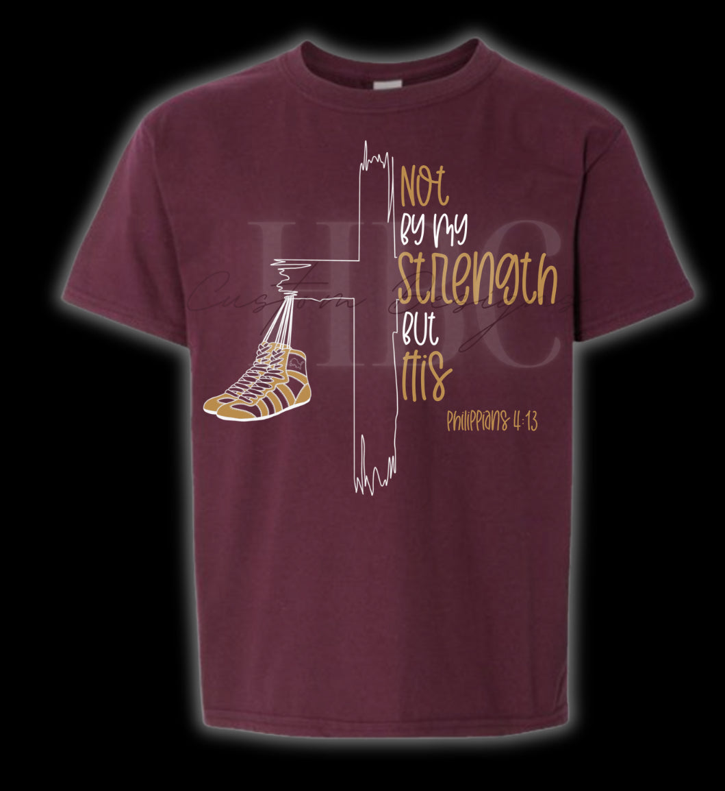 Cross with Wrestling Shoes