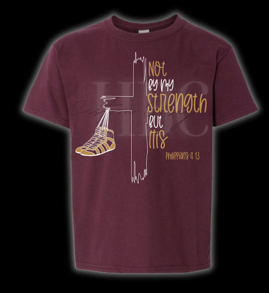 Cross with Wrestling Shoes