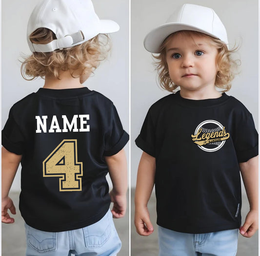 Toddler- Youth Legends Baseball Front Back