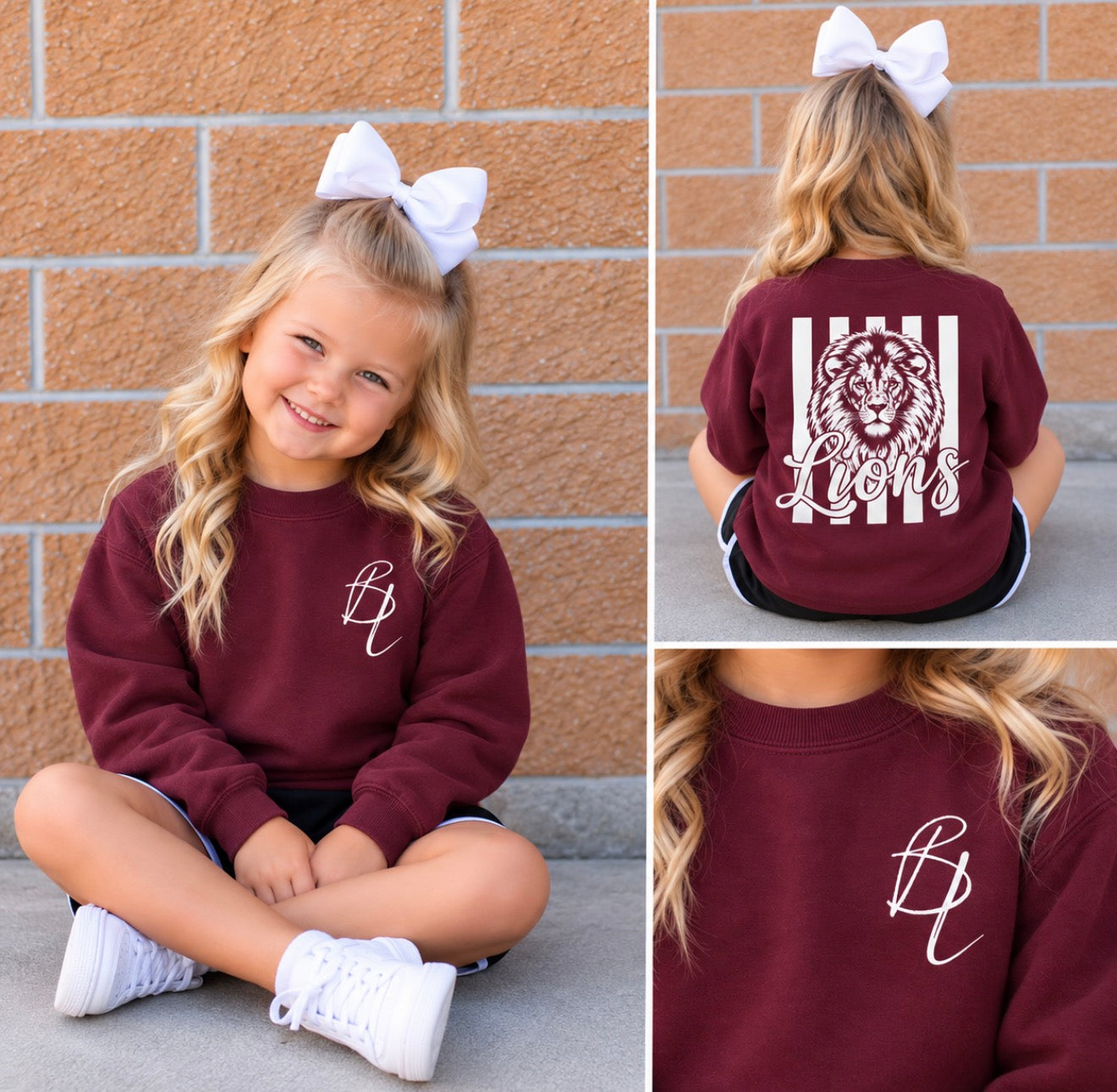 The Vintage Lions Sweatshirt- Littles