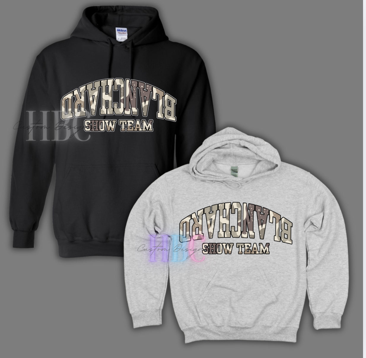 Blanchard Show Team Hoodie With Camo