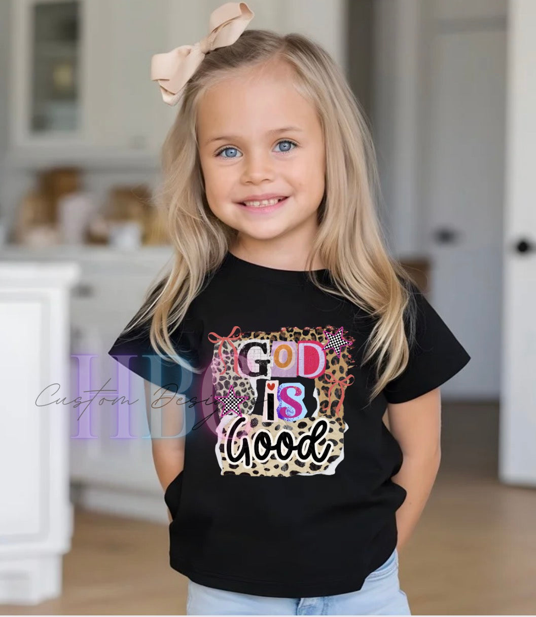 God is Good Patchwork Graphic Tee
