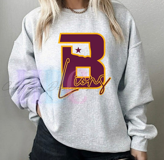 B-Lions Ash Grey Sweatshirt