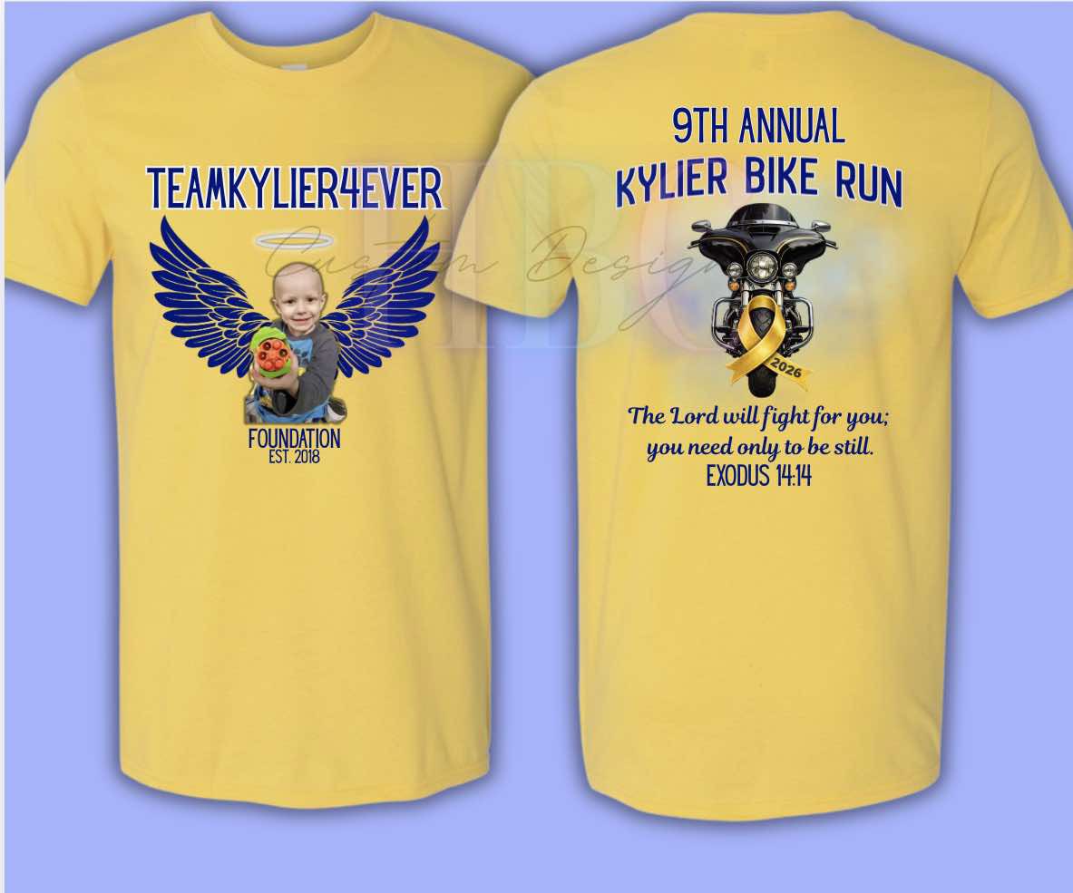 TEAMKYLIER4EVER Foundation- 9th annual T-shirt