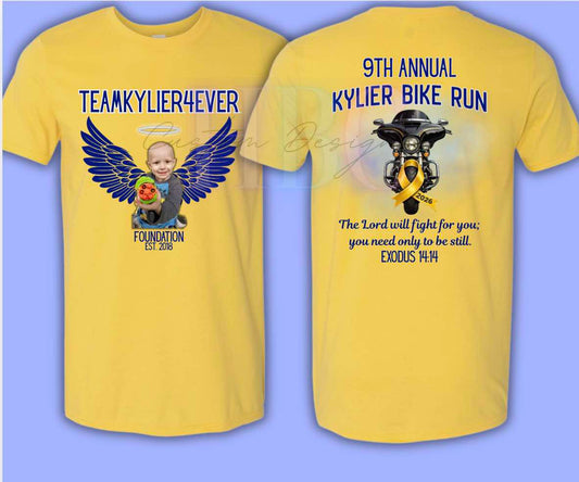TEAMKYLIER4EVER Foundation- 9th annual T-shirt
