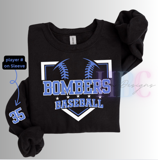 Bombers Baseball Custom Sweatshirt