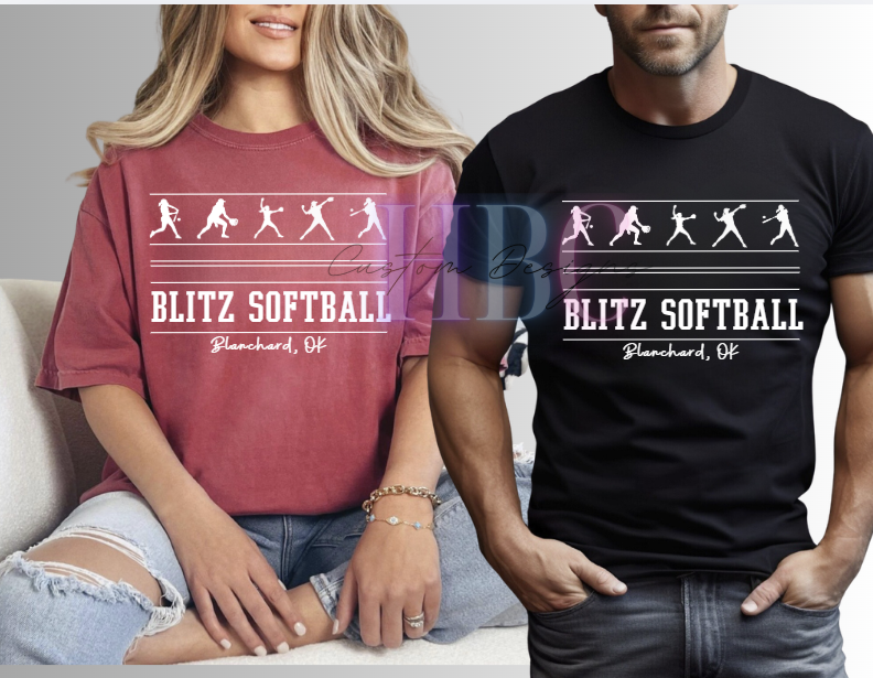 Blitz Softball- Blanchard, OK Tee