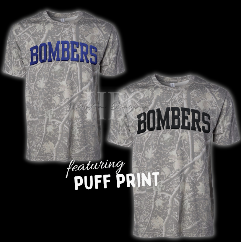 Bombers Puff Camo Tee