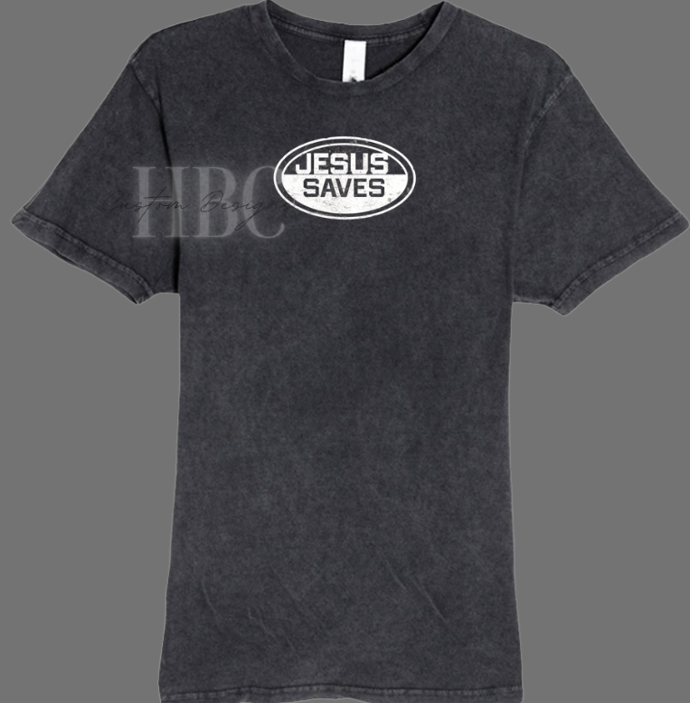 Jesus Saves Retro Tee