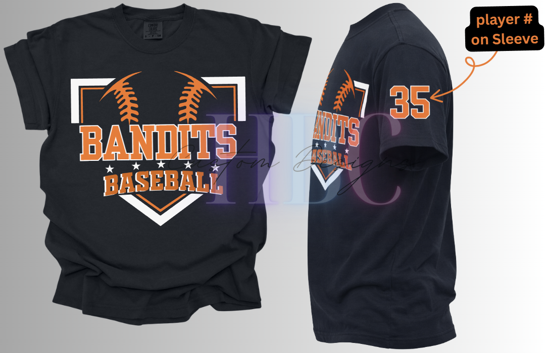 Bandits Baseball Custom Design