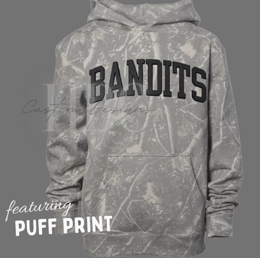 Bandits Puff Camo Hoodie