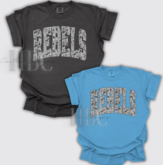 Rebels Camo Spirit Graphic Tee