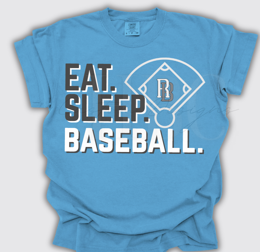 Rebels- Eat Sleep Baseball Design