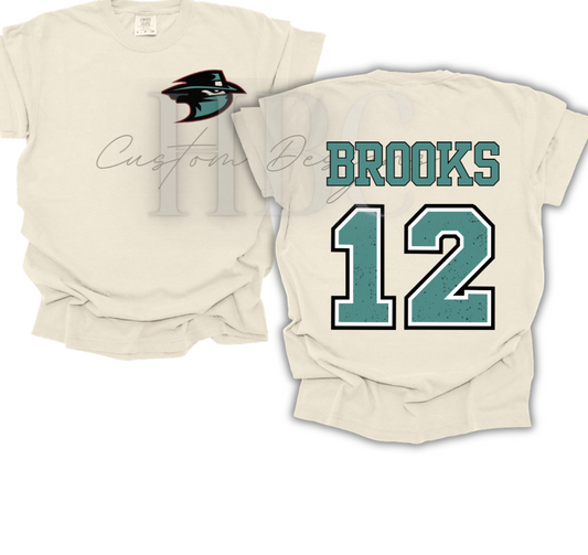 Rebels Baseball Front Back